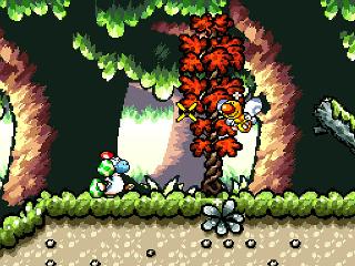 Screenshot Thumbnail / Media File 1 for Super Mario World 2 - Yoshi's Island (USA) [Hack by Golden Yoshi v1.0] (~SMW2+2 - Yoshi's Island)